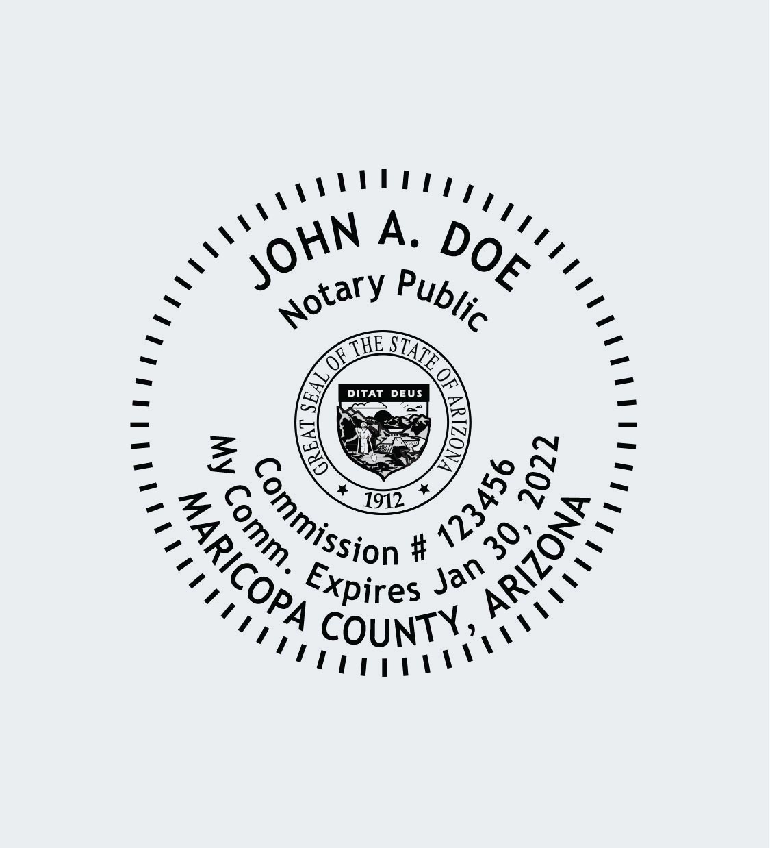 Arizona Notary Seals NNA